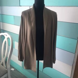 Philosophy Cardigan Sweater Brown/taupe Size 0